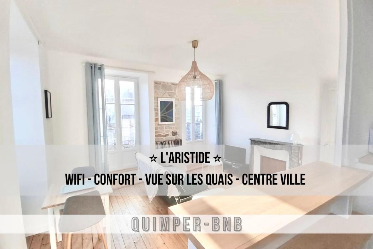 L'Aristide - Entre Gare Et Centre Ville - Vue Sur Les Quais Кимпер Екстериор снимка
